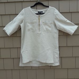 Ellen Tracy Linen Tunic 